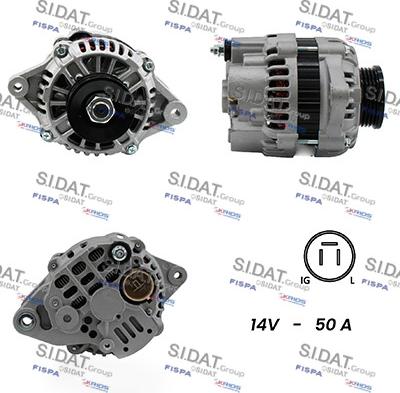 Sidat A12MH0231A2 - Alternator www.autospares.lv