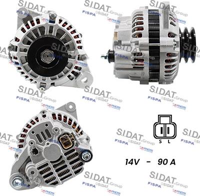 Sidat A12MH0220A2 - Ģenerators www.autospares.lv