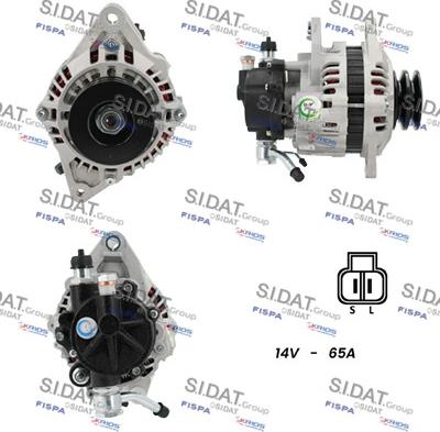 Sidat A12MH1144A2 - Alternator www.autospares.lv