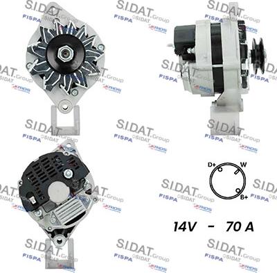 Sidat A12ML0630A2 - Ģenerators autospares.lv