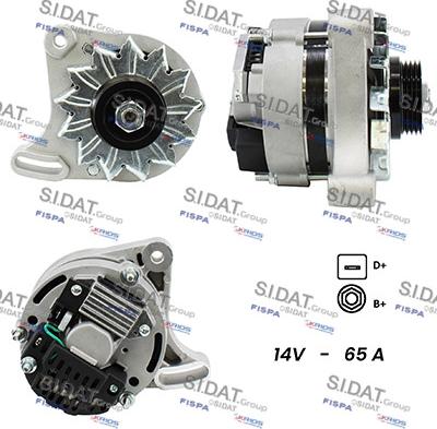 Sidat A12ML0015A2 - Генератор www.autospares.lv