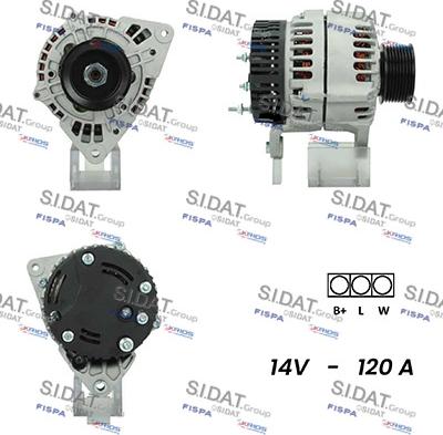 Sidat A12ML0318A2 - Ģenerators autospares.lv