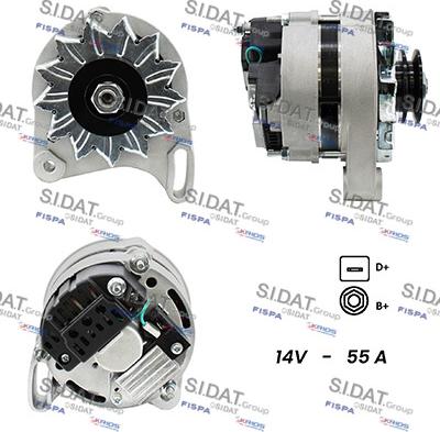 Sidat A12ML0265A2 - Ģenerators autospares.lv