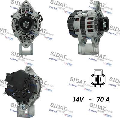 Sidat A12VA0669A2 - Ģenerators www.autospares.lv