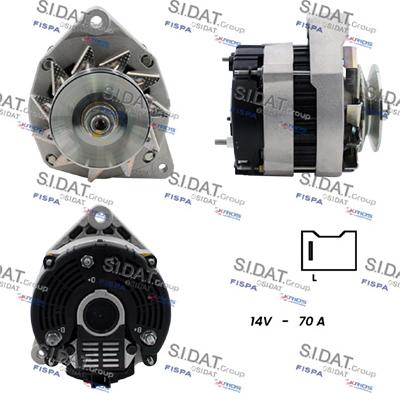 Sidat A12VA0617 - Ģenerators www.autospares.lv