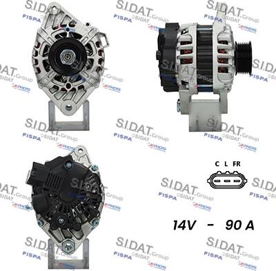 Sidat A12VA0672 - Ģenerators autospares.lv