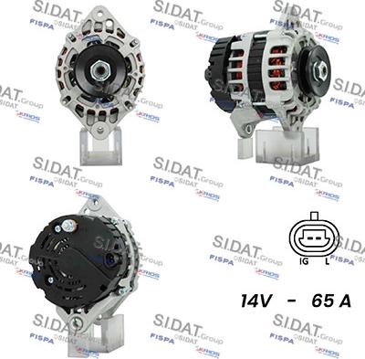 Sidat A12VA0055A2 - Ģenerators www.autospares.lv