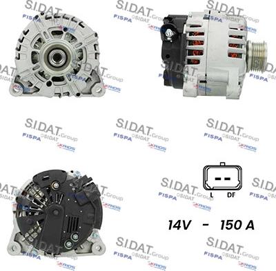 Sidat A12VA0004A2 - Ģenerators autospares.lv