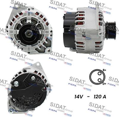 Sidat A12VA0017A2 - Ģenerators autospares.lv