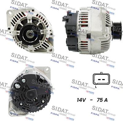 Sidat A12VA0085A2 - Ģenerators autospares.lv