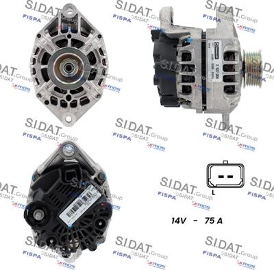 Sidat A12VA0085 - Ģenerators www.autospares.lv