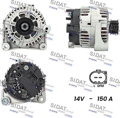 Sidat A12VA0024A2 - Ģenerators autospares.lv