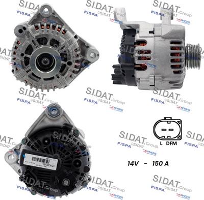 Sidat A12VA0024 - Ģenerators autospares.lv