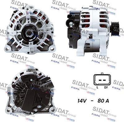 Sidat A12VA0025A2 - Ģenerators autospares.lv