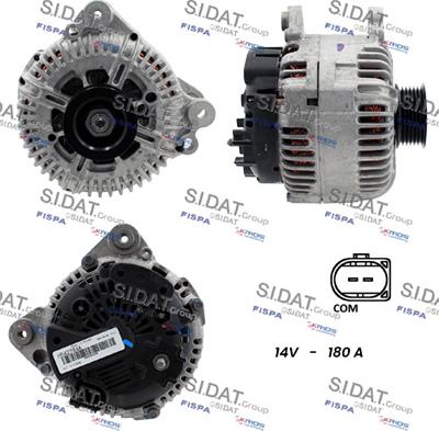 Sidat A12VA0074 - Ģenerators www.autospares.lv