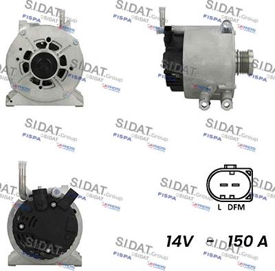 Sidat A12VA0194A2 - Ģenerators autospares.lv