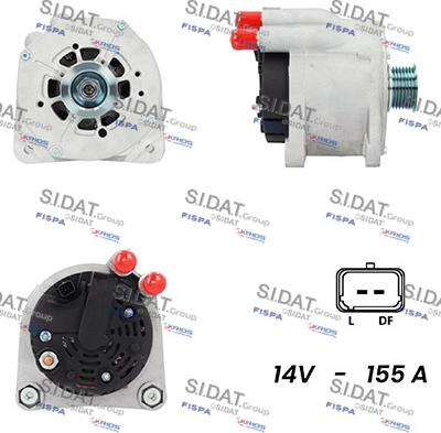 Sidat A12VA0103A2 - Alternator www.autospares.lv