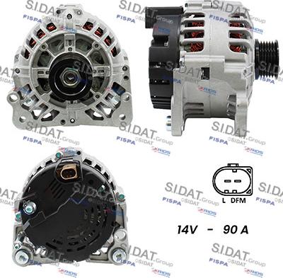 Sidat A12VA0131A2 - Ģenerators www.autospares.lv