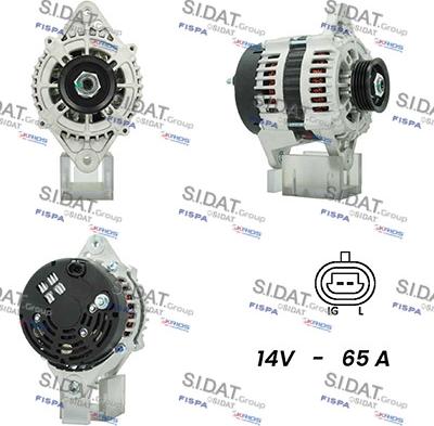 Sidat A12VA0126A2 - Ģenerators autospares.lv