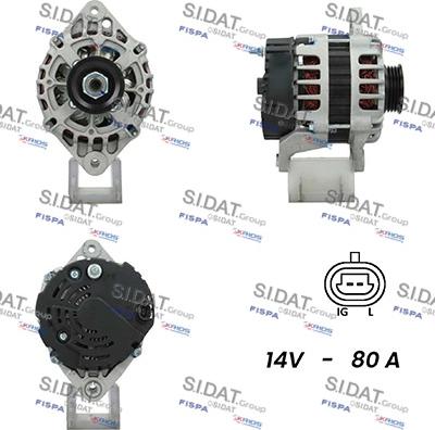 Sidat A12VA0814A2 - Ģenerators autospares.lv