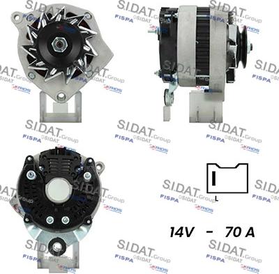 Sidat A12VA0386A2 - Ģenerators www.autospares.lv