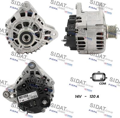 Sidat A12VA0299 - Ģenerators autospares.lv