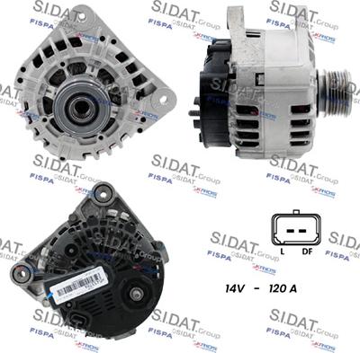 Sidat A12VA0290 - Генератор www.autospares.lv