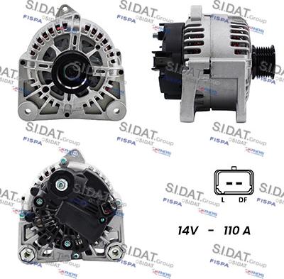 Sidat A12VA0204A2 - Ģenerators autospares.lv