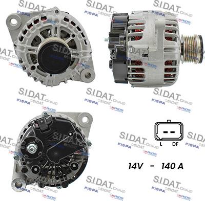 Sidat A12VA0216A2 - Ģenerators autospares.lv