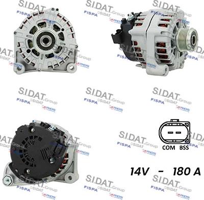 Sidat A12VA0784AS - Ģenerators autospares.lv