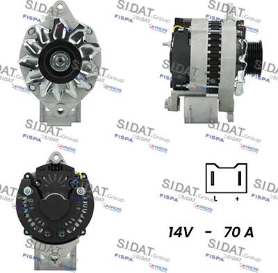 Sidat A12VA1005A2 - Ģenerators www.autospares.lv