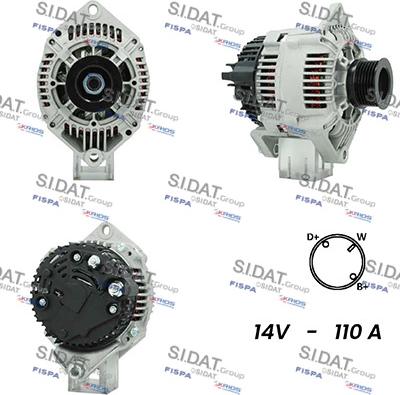 Sidat A12VA1018A2 - Ģenerators autospares.lv