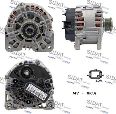 Sidat A12VA1030 - Ģenerators autospares.lv