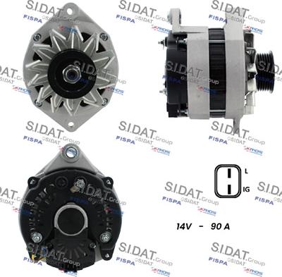 Sidat A12VA1290A2 - Ģenerators autospares.lv