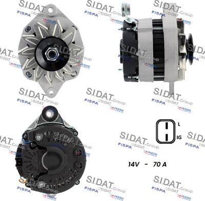 Sidat A12VA1289A2 - Ģenerators www.autospares.lv