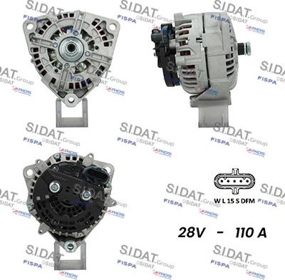 Sidat A24BH0094AS - Ģenerators www.autospares.lv