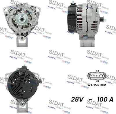 Sidat A24BH0042A2 - Ģenerators www.autospares.lv