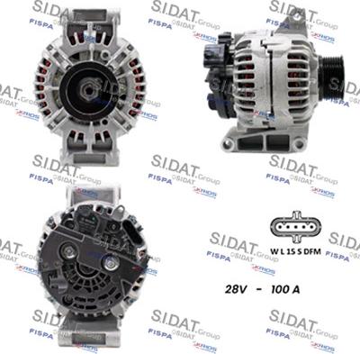 Sidat A24BH0056 - Alternator www.autospares.lv