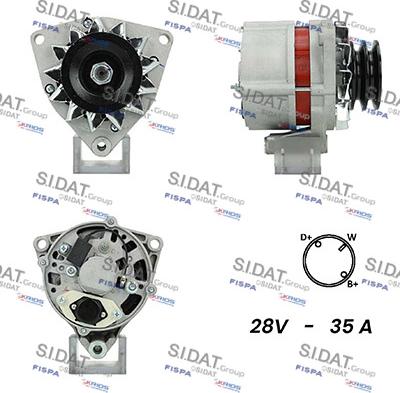 Sidat A24BH0003A2 - Ģenerators autospares.lv