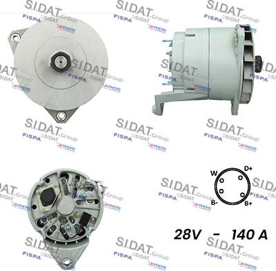 Sidat A24BH0010A2 - Ģenerators autospares.lv