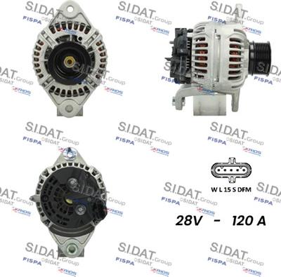 Sidat A24BH0085 - Ģenerators autospares.lv