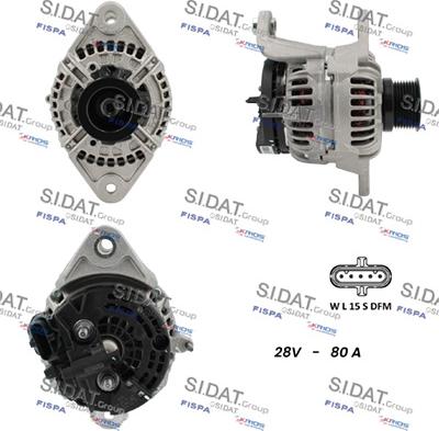 Sidat A24BH0081 - Ģenerators autospares.lv