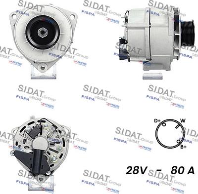 Sidat A24BH0034A2 - Ģenerators autospares.lv