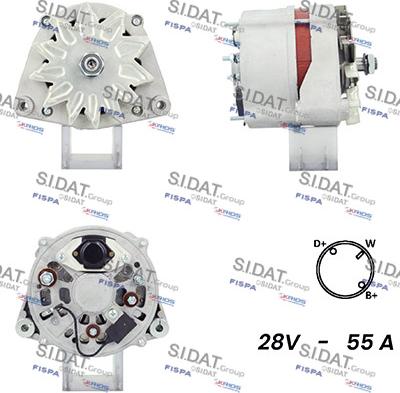 Sidat A24BH0029A2 - Ģenerators www.autospares.lv