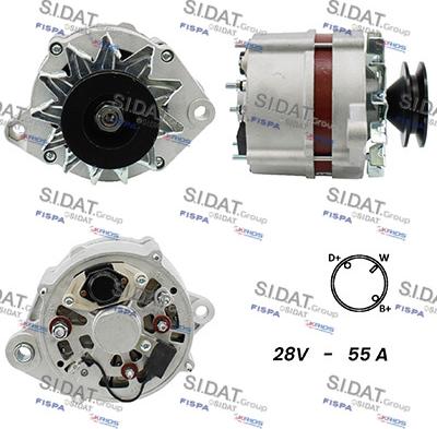 Sidat A24BH0024A2 - Ģenerators www.autospares.lv