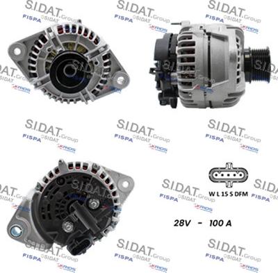 Sidat A24BH0074 - Ģenerators autospares.lv