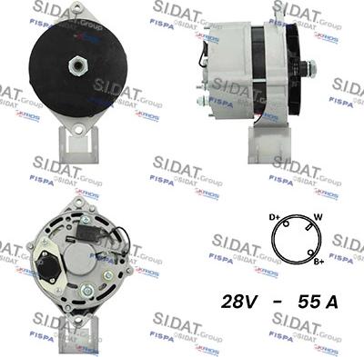 Sidat A24BH0142A2 - Ģenerators autospares.lv