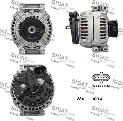 Sidat A24BH0107 - Ģenerators autospares.lv