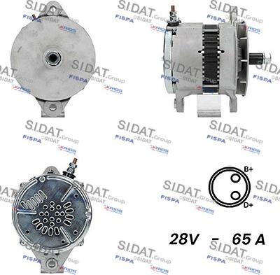 Sidat A24DE0143A2 - Ģenerators autospares.lv