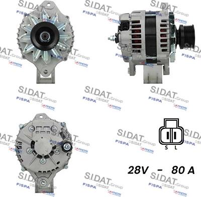 Sidat A24HT0018A2 - Ģenerators autospares.lv